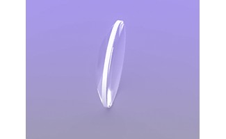 Dia25.4mm EFL40mm UV Fused Silica Plano Convex Lens Uncoated